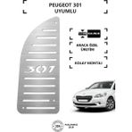 KromGaraj Peugeot 301 Ayak Dinlendirme Pedalı Krom Ayak Dayama Pedalı