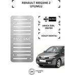 KromGaraj Renault Megane 2 Ayak Dinlendirme Pedalı Krom Ayak Dayama Pedalı
