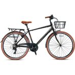 Kron Cx 100 Man 28 Jant Profesyonel Şehir Bisikleti - Siyah - Gri