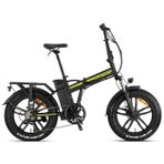 Kron Elektron Zuma 20 Jant Hidrolik Fren Katlanabilir 36 Volt 350 Watt Elektrikli Bisiklet Siyah Sarı
