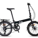 KRON FD 3000 KATLANIR BİSİKLET 20 JANT 8 VİTES HİDROLİK DİSK FREN SİYAH-TURKUAZ(KRN24-055)(GREENWAY BİSİKLET)