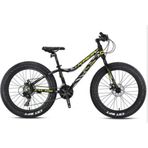 Kron FXC 500 Fat Bike Mekanik Disk 20 Jant 7 Vites Profesyonel Mat Siyah Kırmızı Mavi Dağ Bisikleti