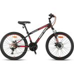 Kron Geroni Magnum 27,5 Jant -Shimano Çevirmeli Vites -Mekanik Disk Fren Bisiklet 2025 - Siyah - Beyaz - Kırmızı