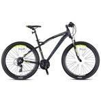 Kron KRN22-018 XC 150 29 inç Mtb 18-24 Vites Papuç Fren Mat Siyah Neon Sarı Füme Dağ Bisikleti