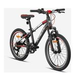 Kron KRN25-028 XC 75 20 Jant 7 Vites V Fren Shimano Sistem Alüminyum Mat Siyah Gri Kırmızı Çocuk Bisikleti