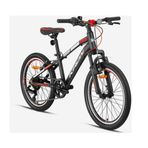 Kron KRN25-030 XC 75 20 Jant 7 Vites V Fren Shimano Sistem Alüminyum Mat Siyah Gri Mavi Çocuk Bisikleti