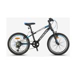 Kron KRN25-031 XC 75 20 Jant 7 Vites V Fren Alüminyum Full Shimano Mat Siyah Gri Mor Çocuk Bisikleti