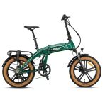 Kron Loop Armour Kolon Jant 20" Jant Fat Bike Elektrikli Katlanır Bisiklet 36V-14,5Ah Hd Fren Yeşil