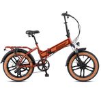 Kron Loop Discovery 20" Jant Fat Bike 7 Vites Hidrolik Fren Elektrikli Katlanır Bisiklet Bakır