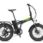 Kron Loop Discovery 20 Jant Fat Bike 7 Vites Siyah Sarı Elektrikli Katlanır Bisiklet