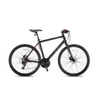 Kron Spx 100 28 Jant 21 Vites Hidrolik Disk Fren Shimano Sistem Şehir Bisikleti 22" Siyah-Kırmızı/Füme(Krn21-606)