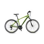 KRON TX 150 28 Jant Trekking 16 Kadro 24 Vites V-Fren Şehir Bisikleti Haki Sarı