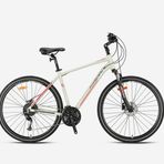 Kron TX 300 28 Jant Hidrolik Disk FREN 27 VİTES 18" Şehir Bisikleti MAT BEJ GRİ/KIRMIZI(GREENWAY BİSİKLET)