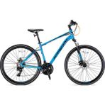 Kron TX100 Hidrolik Disk Fren 28 Jant Trekking Bisiklet Mavi-Turuncu/siyah 46 cm - Mavi - Turuncu - Kron TX100 Hidrolik Disk Fren 28 Jant Trekking Bisiklet Mavi-Turuncu/Siyah 46 cm