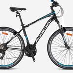 Kron Tx100 Treeking 28" Jant 21 Vites 20' Kadro Hidrolik Disk Şehir Bisiklet Mat Siyah Gri Mavi