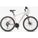 Kron TX300 Hidrolik Disk 28 Jant Trekking Bisiklet Mat Bej-Gri/kırmızı 51 cm - Bej - Gri - Kırmızı