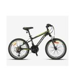 Kron Vortex 4.0 20 Jant 21 V Mat Siyah Gri/ Neon Sarı Greenway Çocuk Bisikleti