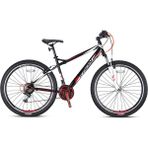 Kron Vortex 4.0 V Fren 24 Jant (8-12 Yaş Için) Profesyonel Çocuk Bisikleti - 2021 - Siyah - Kırmızı