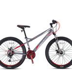 Kron Vortex 4.0 V Fren 29 Jant 21 Vites 16" Mat Füme Kırmızı Gri Dağ Bisikleti