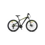 Kron XC 100 24 Jant 21 Vites Hidrolik Disk Fren Mandallı Vites Kolları Full Shimano Mat Siyah Gri Neon Sarı Dağ Bisikleti