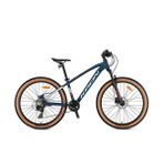 Kron XC 100 24 Jant MTB 13" 8 Vites H.Disc Mat Koyu Lacivert-Gri-Kırmızı Dağ Bisikleti