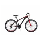 Kron XC 100 27.5 Jant 21 Vites V Fren Pabuçlu Fren Kelebek Vites Shimano Sistem Lady Siyah Gri Kırmızı Dağ Bisikleti