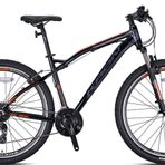 Kron Xc 150 27.5 Jant Mtb - 19" KADRO -24 Vites - V FREN - Mat Siyah-Neon Turuncu/Füme(GREENWAY BİSİKLET)