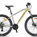 KRON XC 150-27.5" MTB - 19' - 24 Vites - H.DISC - MAT BEJ-SARI-FÜME DAĞ BİSİKLETİ(GRENNWAY BİSİKLET)