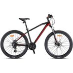 Kron Xc 150 - 27.5" Mtb - 19' - 24 Vites - H.dısc - Siyah-Kırmızı/füme - Siyah - Kırmızı