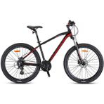 Kron XC 150 V Hd 27.5 Jant 24 Vites 48 Kadro Siyah Kırmızı Füme Dağ Bisikleti