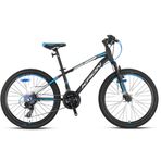 Kron XC 75 24 Jant 21 Vites V Fren Pabuçlu Alüminyum Full Shimano Mat Siyah Gri Mavi Dağ Bisikleti