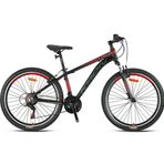Kron XC 75 27.5 Jant V-Fren 21 Vites 17 Kadro Siyah Kırmızı Füme Dağ Bisikleti