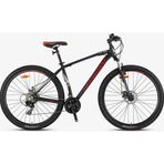 Kron XC 75 29 Jant Mekanik Disk Fren Alüminyum Kadro MTB Siyah Kırmızı Dağ Bisikleti
