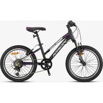 Kron Xc 75 Lady 20 Jant 7 Vites Alüminyum Gövde Çocuk Dağ Bisikleti Siyah Gri Mor