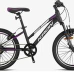 KRON XC 75 LADY 20 JANT 7 VİTES V FREN-MAT SİYAH-GRİ/MOR KRN25-031 (GREENWAY BİSİKLET)