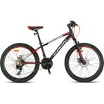 Kron Xc 75 M. Disk 24 Jant Shimano Kelebek Vites Mat Siyah Kırmızı Bisiklet