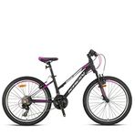 Kron XC 75 MTB Lady 13' 24 Jant 21 Vites V.B Mat Siyah Gri Pembe Dağ Bisikleti