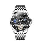 Kronen & Söhne KS7009 Day Night Tourbillon Mekanik Otomatik Erkek Çelik Kol Saati