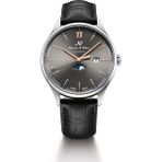 Kronen&söhne Lunaris Alman Moonphase Erkek Kol Saati - Siyah - Gri