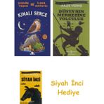 Kronik Kitap Kınalı Serçe + Dünyanın Merkezine Yolculuk + Siyah Inci Hediye - Hayır