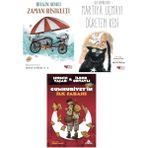 Kronik Kitap Zaman Bisikleti + Martiya Ucmayi Ogreten Kedi + Cumhuriyetin Ilk Sabahi=(3kitap)