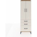 Kronos Dolap 2 Raflı 3 Çekmeceli 2 Kapaklı 60X59X182 Çam-Aytaşı - Atlas Çam
