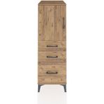 Kronos Dolap 2 Raflı 3 Çekmeceli Tek Kapaklı 44X59X134 Çam-Çam - Atlas Çam