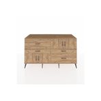 Kronos Konsol 2 Raflı 4 Çekmeceli 4 Kapaklı 176x59x99 Çam-Çam