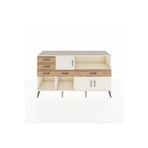 Kronos Konsol 2 Raflı 5 Çekmeceli 3 Kapaklı 176x59x99 Aytaşı-Aytaşı/Çam