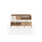 Kronos Konsol 2 Raflı 5 Çekmeceli 3 Kapaklı 176x59x99 Çam-Çam/Aytaşı