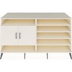 Kronos Konsol 7 Raflı 2 Kapaklı 176x59x99 Aytaşı-Aytaşı/Antrasit