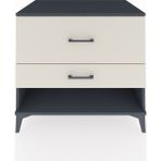 Kronos Şifonyer 2 Çekmeceli 88X59X80 Antrasit-Aytaşı