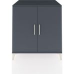 Kronos Şifonyer 2 Kapaklı 88X59X96 Antrasit-Antrasit