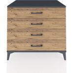 Kronos Şifonyer 4 Çekmeceli 88X59X80 Antrasit-Çam